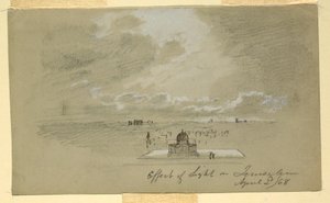 Effect of Light on Jerusalem, April 2, 1868 by Frederic Edwin Church