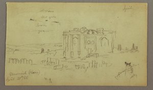 Facade of the Parrelorium, April 28, 1868