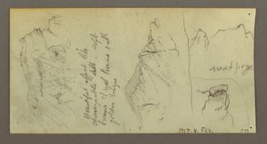 Figure Riding Camel, Sitting Camel, possibly 1868 by Frederic Edwin Church