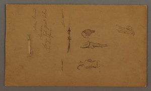 Figure Studies, Figure in Boat, Fish, Possibly 1868 by Frederic Edwin Church