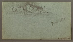 Floating Iceberg, possibly June 1874 by Frederic Edwin Church