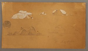 Floating Icebergs, July 5, 1859
