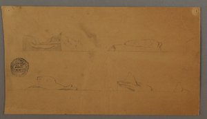 Floating Icebergs, possibly 1859