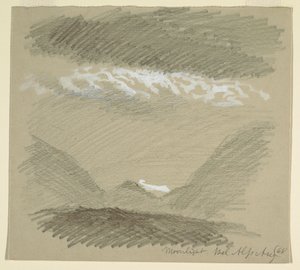 From the Bernese Alps, Bel Alp, August 1868 by Frederic Edwin Church