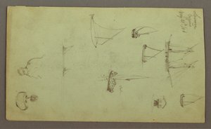 Head of a Man, Man Smoking, Sailboat Studies, House, May 27, 1868