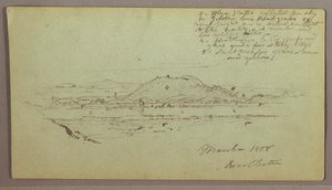 Hills, River, March 1858