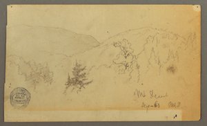Hills with Trees, 1860