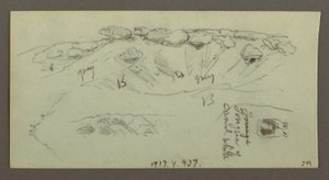 Hilltops with Boulders, possibly 1868 by Frederic Edwin Church