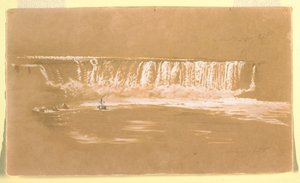 Horseshoe Fall from the North, Niagara, September 1858