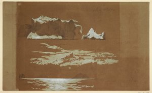 Icebergs near Cape St. John and Gull Island, Newfoundland, July 4, 1859 by Frederic Edwin Church