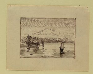 Imaginary Landscape, ca. 1850 by Frederic Edwin Church