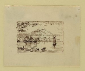 Imaginary Landscape, ca. 1850 by Frederic Edwin Church