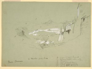 Isola Farnese in the Roman Campagna, Italy, May 1869