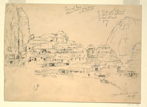 Khirbet-en-Nasara, Petra, Jordan, February 26, 1868