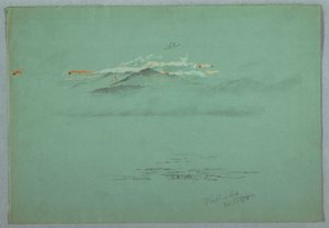 Lake Millinoket and Mount Katahdin, 1878 by Frederic Edwin Church