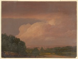 Landscape (Possibly Hudson Valley), 1860–70 by Frederic Edwin Church