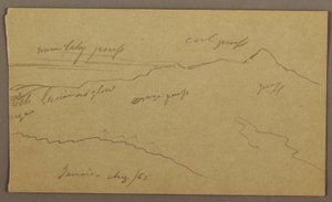 Landscape, August 1865 by Frederic Edwin Church
