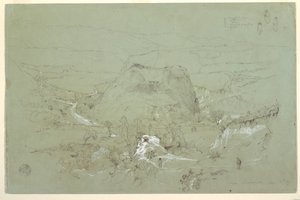 Landscape Near Guaranda, Ecuador, June 5, 1857 by Frederic Edwin Church