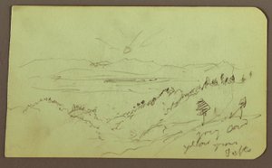 Landscape; Verso: Figure, Landscape, 1883