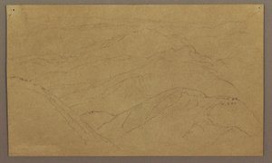 Landscape; Verso: Tree in Landscape, Sky, May–August 1865 by Frederic Edwin Church