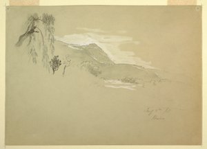 Landscape Near Huino, Mexico, January 8, 1885 by Frederic Edwin Church