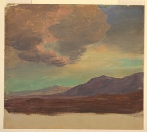 Landscape, near Palestine or Syria, 1868 by Frederic Edwin Church