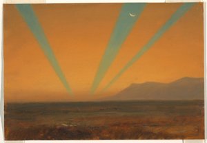 Landscape with Sunset, 1860–70 by Frederic Edwin Church