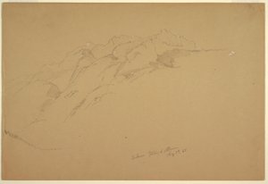 Landscapes between Golling and Abtenau, August 5, 1868 by Frederic Edwin Church
