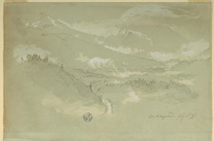 Landscapes, neighborhood of Berchtesgaden, 1868 by Frederic Edwin Church