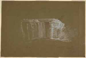 Lower Falls, Genesee River, Rochester, New York, 1848 by Frederic Edwin Church
