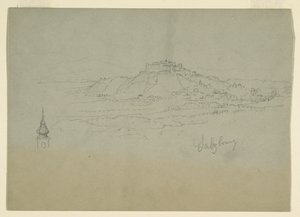 Motif from Town in Mountainous Country, 1868 by Frederic Edwin Church