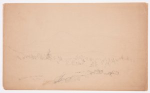 Mount Katahdin from the West, August 1852 by Frederic Edwin Church
