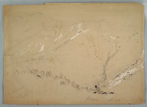 Mount Katahdin, shown from south, August 1852
