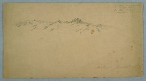 Mount Pichincha from Chillo, Ecuador, June 26, 1857