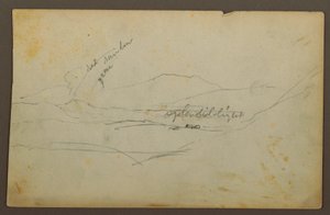Mountain Landscape, Colombia or Ecuador, 1853 by Frederic Edwin Church