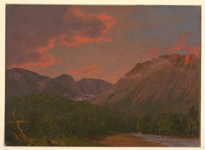 Mountain Landscape at Sunset, 1865