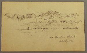 Mountain Peaks, February 22, 1868 by Frederic Edwin Church