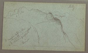 Mountain Peaks, July possibly 1868 by Frederic Edwin Church