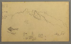Mountain Peaks, Roadside Shrine, August 1868