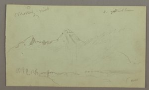 Mountain Peaks, possibly 1868 by Frederic Edwin Church