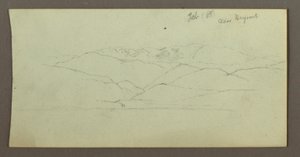 Mountain Range, February 1868 by Frederic Edwin Church