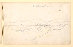 Mountain landscape, Colombia, 1853 by Frederic Edwin Church