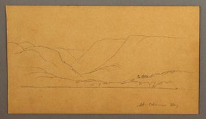 Mountainous bay, possibly 1859 by Frederic Edwin Church