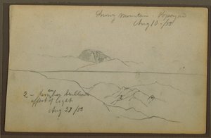 Mountains, Popayan, Colombia, August 1853 by Frederic Edwin Church