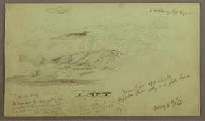 Mountainside Study, May 6, 1868