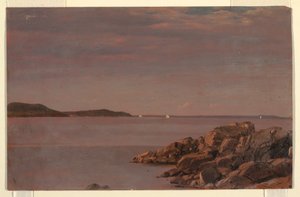 Mt. Desert Island, Maine Coast, 1850 by Frederic Edwin Church