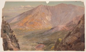 Mt. Katahdin, Great Basin from South Turner Mountain, 1877 by Frederic Edwin Church