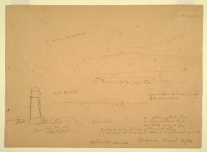 Niagara Falls, Terrapin Point, March 20, 1856 by Frederic Edwin Church