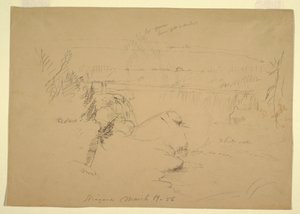 Niagara Falls, View from Goat Island, March 19, 1856