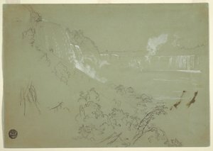 Niagara Falls from the Base of Prospect Point, 1856 or 1858